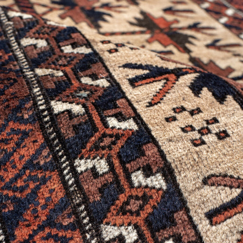 2’ 7” x 4’ 6” Vintage Belouch Rug