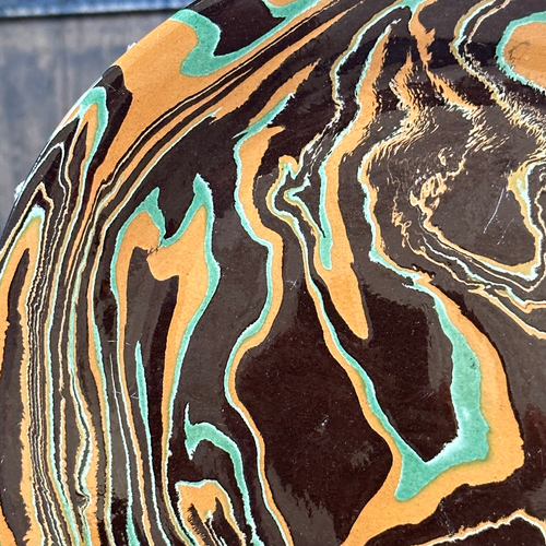 Marbled Dinner Plate in Byzance (1114)