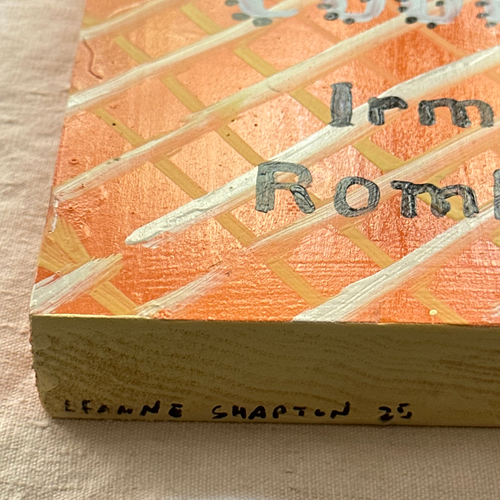 Leanne Shapton "The Joy of Cooking" Painted Wooden Book