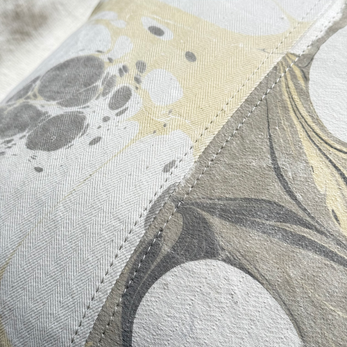 Hand Marbled One-of-a-Kind Pillow (26-07)