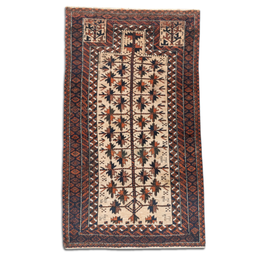 2’ 7” x 4’ 6” Vintage Belouch Rug