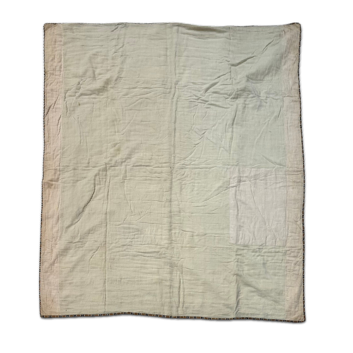 19th-century American Hand-Stitched Quilt