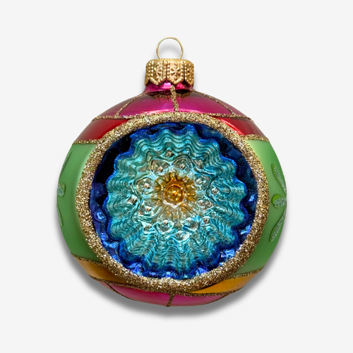 Floral Reflector Ornament