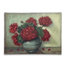 Mid 20th-century Dutch Floral Still Life Painting