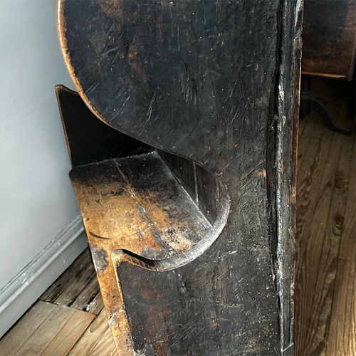 19th Century Early American Settle Bench
