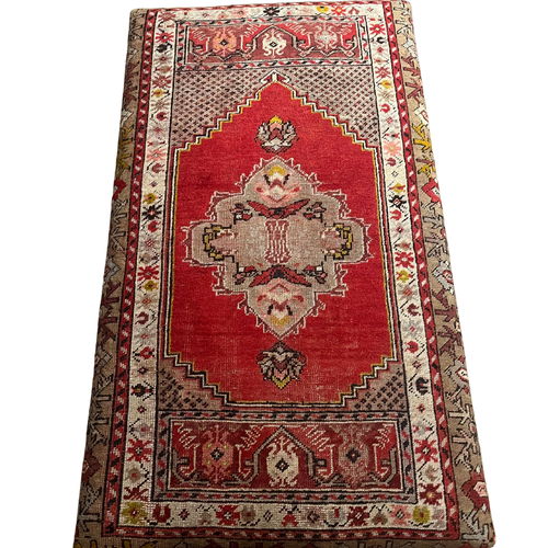 Custom Antique Rug Ottoman