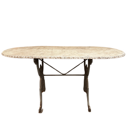 Late 19th Century French Table with Marble Top