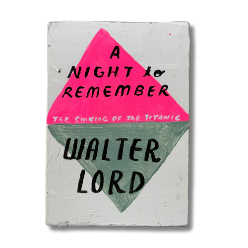Leanne Shapton "A Night to Remember" Painted Wooden Book