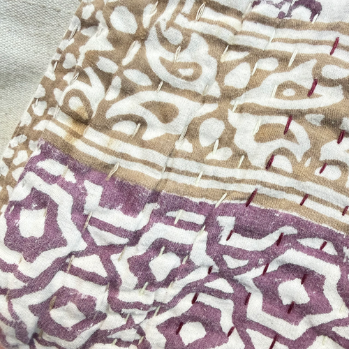 Vintage Sari Double Bedcover (JFDB-03)