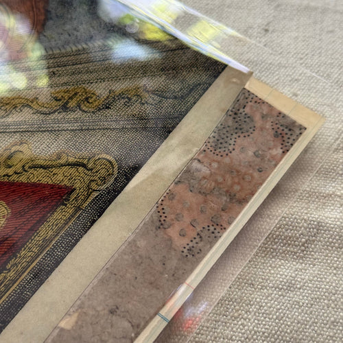 One-of-a-Kind Collaged Turkey Mat (#15)