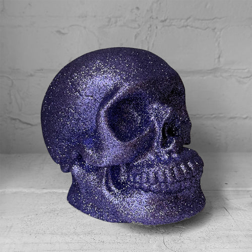 Ino Schaller Glitter Skull in Violet