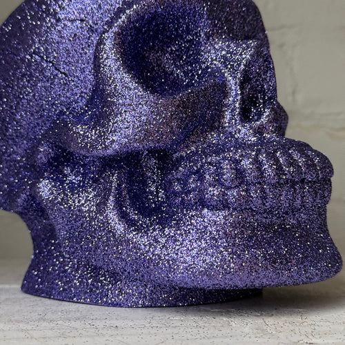 Ino Schaller Glitter Skull in Violet