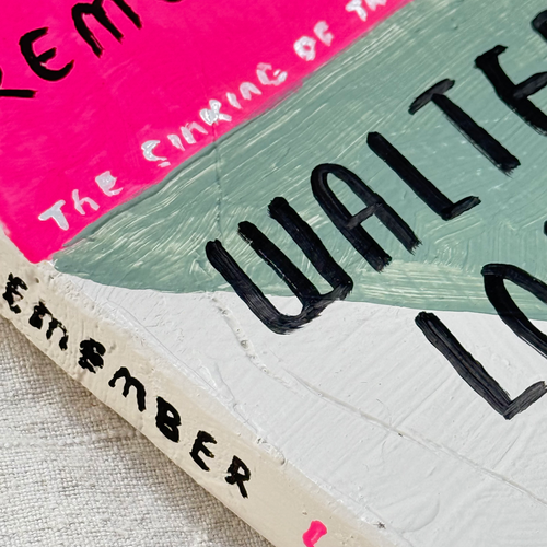 Leanne Shapton "A Night to Remember" Painted Wooden Book