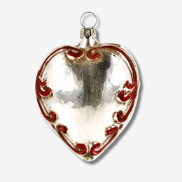 Heart with Baroque Details Ornament