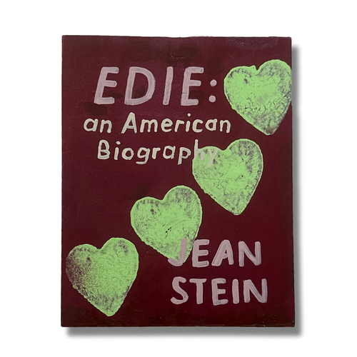 Leanne Shapton "Edie: an American Biography" Painted Wooden Book