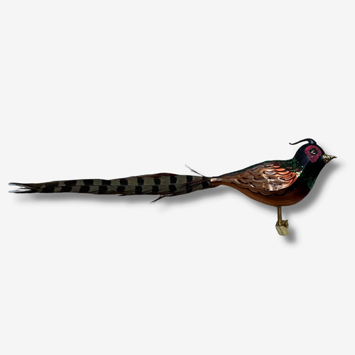 Peasant with Feather Clip-on Ornament