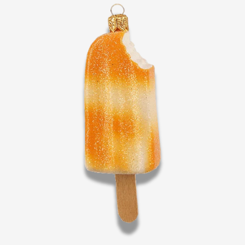 Lemon Swirl Popsicle Ornament