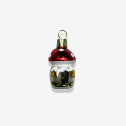 Mini Mushroom House Ornament