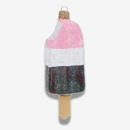 Neopolitan Popsicle Ornament