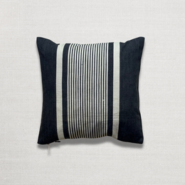 Custom 19th-century Small French Ticking Pillow (#39)