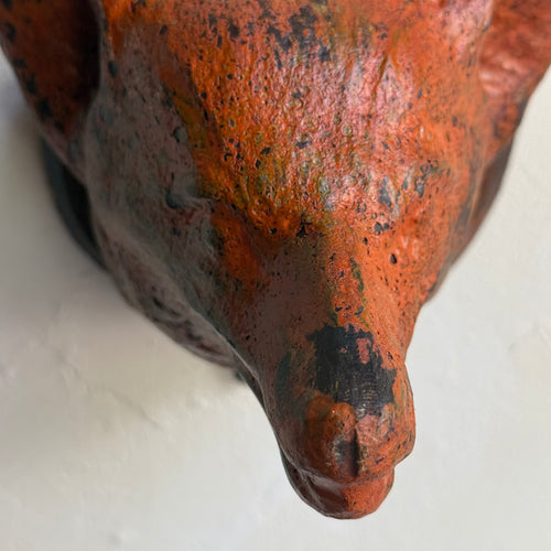 Black Forest Carved Fox Head (BFF-518)