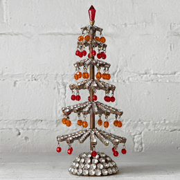 Crystal Jeweled 3D Tree with Beads