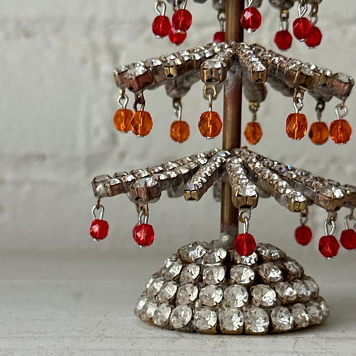 Crystal Jeweled 3D Tree with Beads