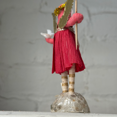 Spun Cotton Pink Valentine's Day Angel #16