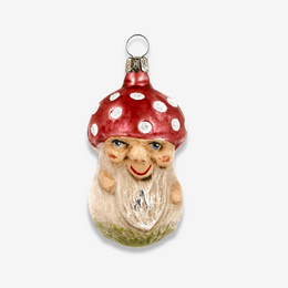 Fly Agaric Mushroom Face Ornament
