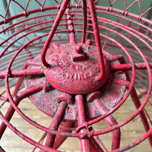 19th-century American Florist’s Wirework Spinning Plant Stand