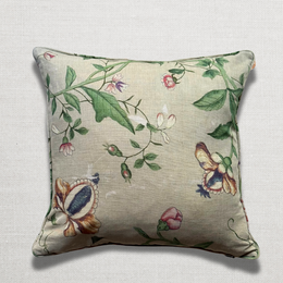 Custom John Derian for Pierre Frey "Le Paravent Chinois" Pillow in "Chantilly Cream" (#17)