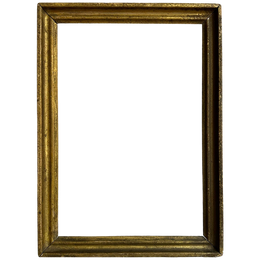 11.25" W x 15.25" H Antique 19th Century Gilt Frame #16