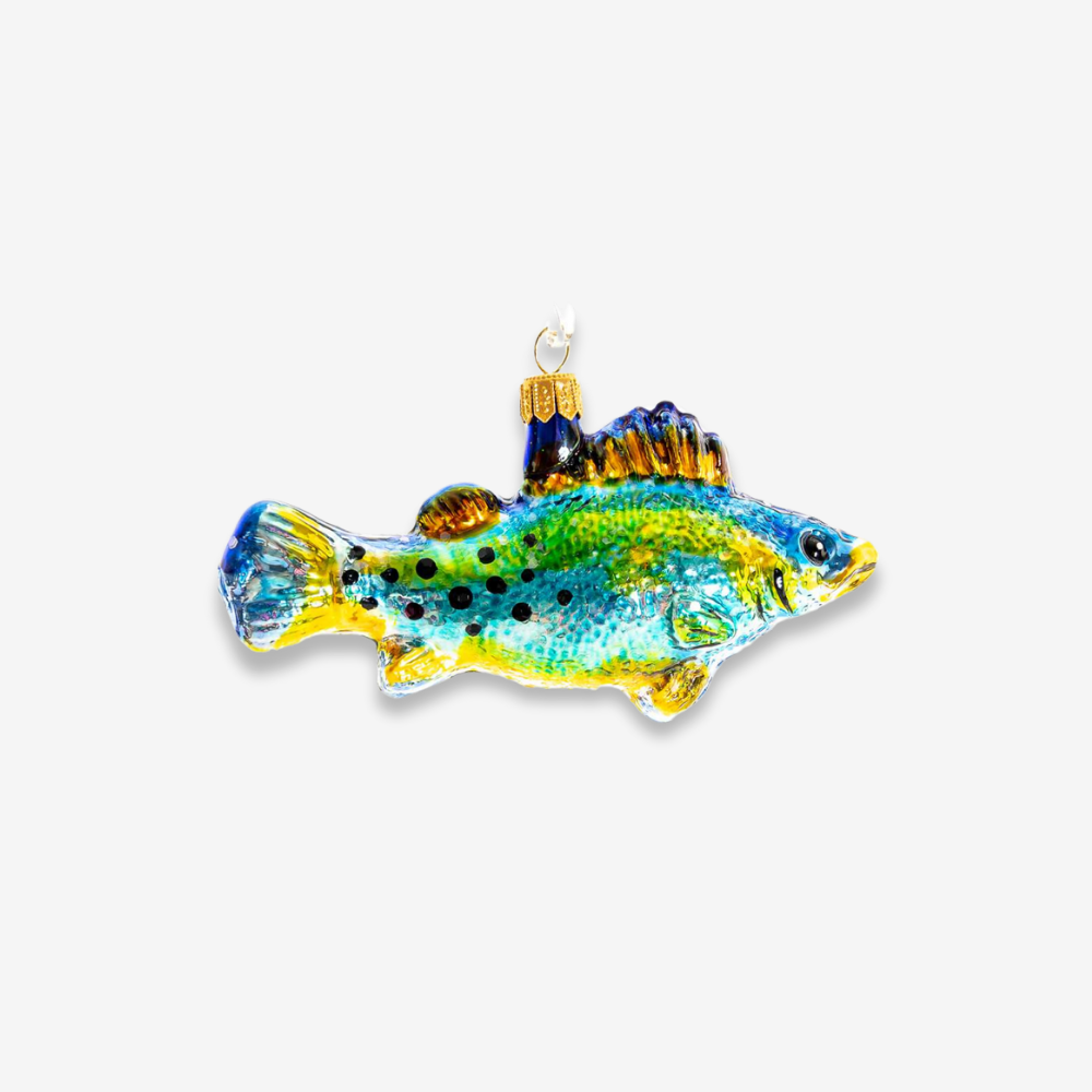 Yellow & Blue Fish Ornament