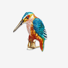 Small Clip-on Kingfisher Ornament