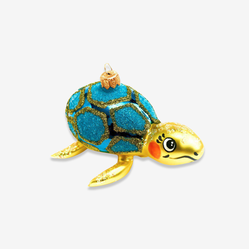 Yellow & Blue Turtle Ornament