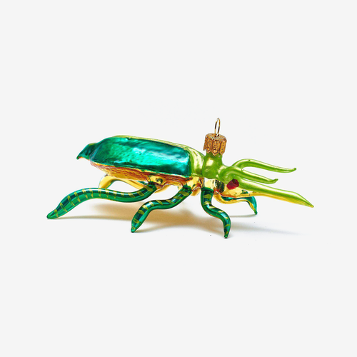 Turquoise & Green Bug Ornament