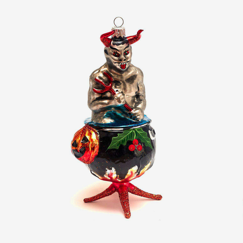 Devil In Boiling Pot Ornament