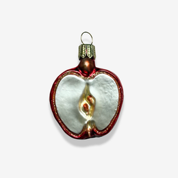 Half Apple Ornament
