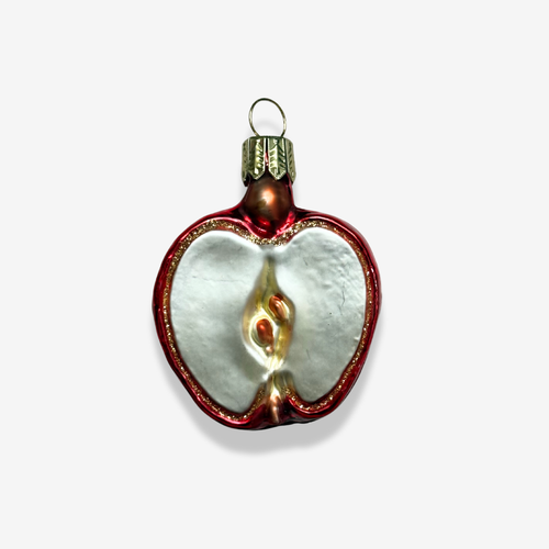 Half Apple Ornament