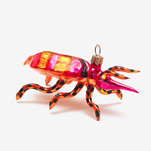 Orange & Pink Bug Ornament
