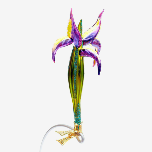 Iris Flower Clip-on Ornament