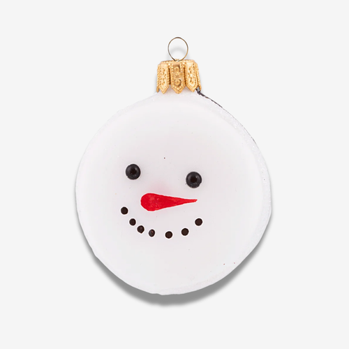Snowman Macron Ornament