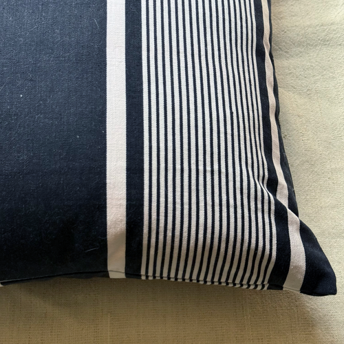 Custom 19th-century French Ticking Pillow (#3-10)