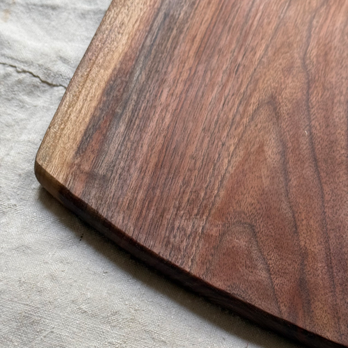 Spencer Peterman 21" Black Walnut Wood Cutting Board with Handle (#4-16)