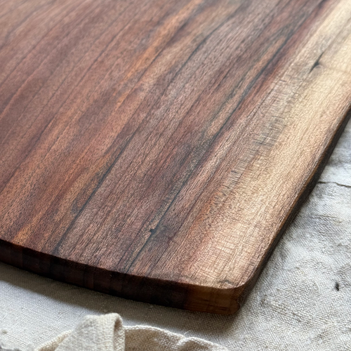 Spencer Peterman 21" Black Walnut Wood Cutting Board with Handle (#4-16)