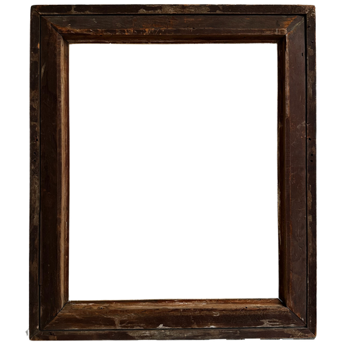18.75" W x 22.25" H x  Antique 19th Century Gilt Frame #17