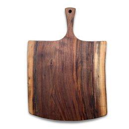 Spencer Peterman 21" Black Walnut Wood Cutting Board with Handle (#4-16)