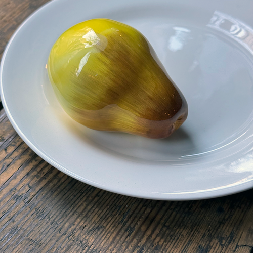 Trompe L'oeil Pear Plate