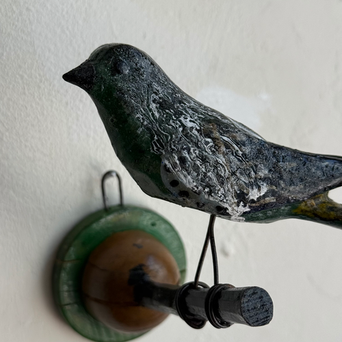 Early 20th-century Black Forest Carved Bird (BFB-14)