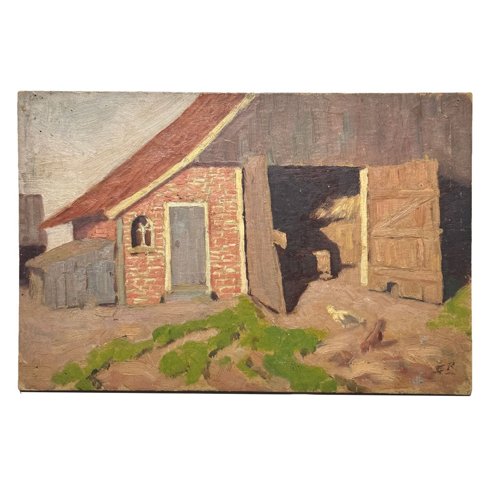 Evert Rabbers Landscape Painting (2317)